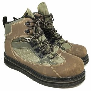 Allen  Men's High Cut Safety Boots Size 12 Brown